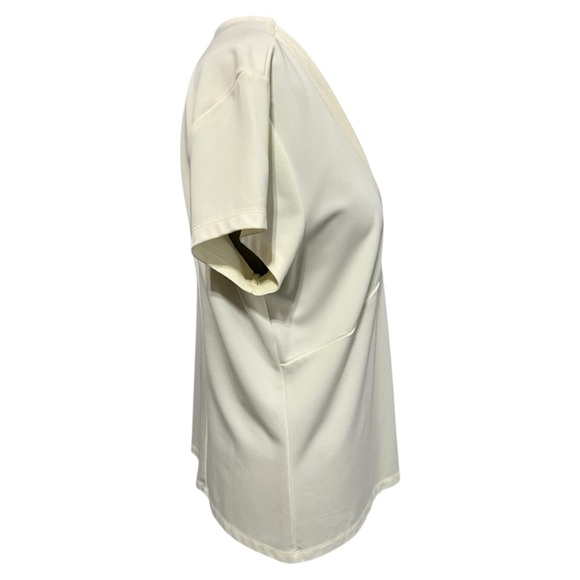 Talbots Elegant Cream V-Neck Women's Top Size L - Picture 2 of 6